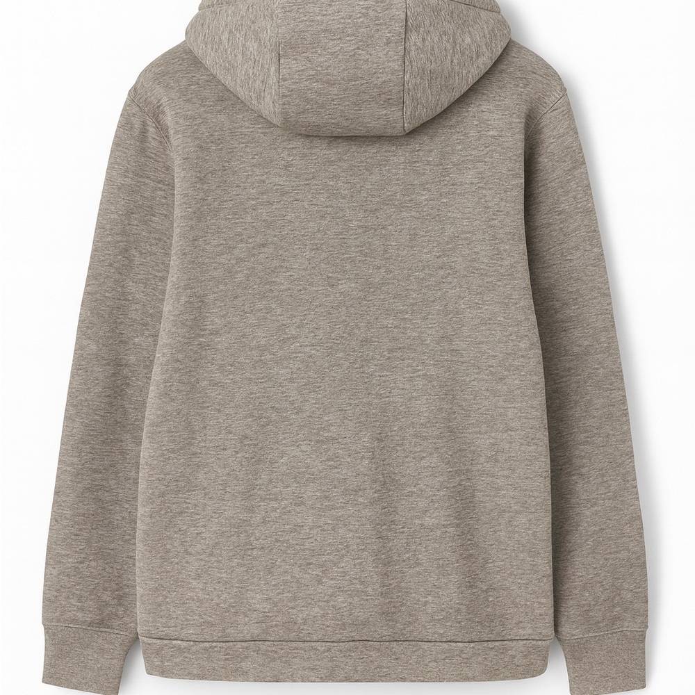 Nike Dri-FIT Hoodie XL | Gray White Swoosh | Soft Fleece Pullover - Picture 2 of 6